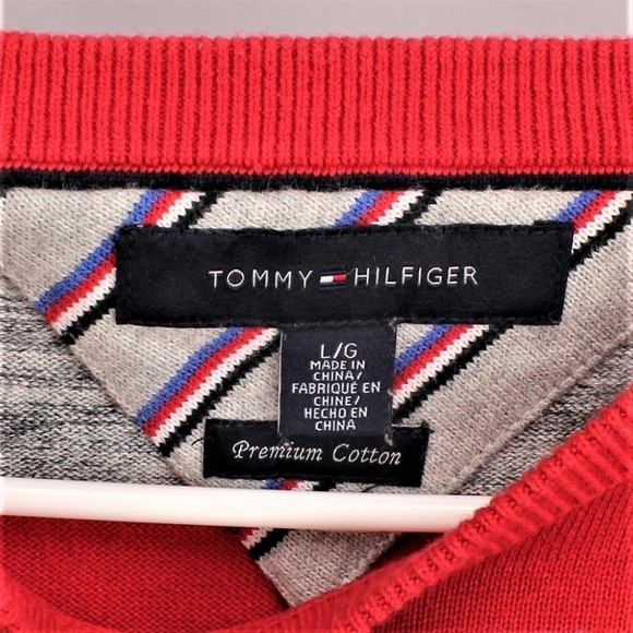 Tommy Hilfiger Men's Striped Sweater Size L - Picture 4 of 4